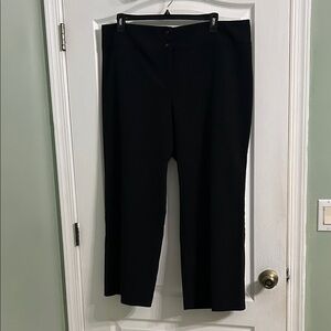 Kiyonna classic black dress pants.